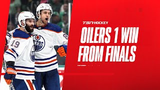 Oilers one win away from Stanley Cup final after dominant Game 5 victory in Dallas [upl. by Duntson]