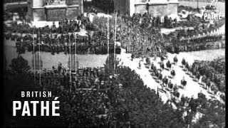 Victory Parade  Paris 19181919 [upl. by Neitsirk160]