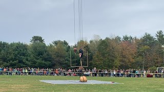 Pumpkin Drop at Damariscotta Pumpkinfest [upl. by Huber28]