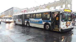 MTA 2003 New Flyer D60HFs 56935764 Bx19 buses [upl. by Novled94]