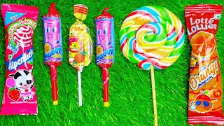 Satisfying video Asmr lollipops candy and chocolate gummy candy unboxing video Asmr [upl. by Jedediah]