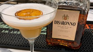 Disaronno Sour  Përgatitja Cocktail Tutorial shqip🌟🇦🇱🍸 BARMAN  Jurgen Hakani [upl. by Waldon129]