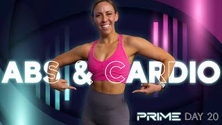 Low Impact Cardio and Abs Workout  NO EQUIPMENT NEEDED  PRIME  Day 20 [upl. by Yren]