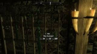 Glitches of Skyrim 1 Hendraheim Weapon Rack Bow Glitch [upl. by Eiloj118]