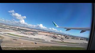 Breathtaking Take Off Views from Malaga Airport on this Aer Lingus A320 Flight to Dublin [upl. by Eriam]