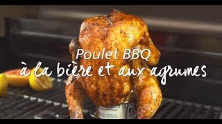 Comment faire un poulet à la bière sur le bbq [upl. by Rodrique600]