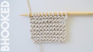 Learn This Stitch First How to Knit the Garter Stitch for Beginners [upl. by Odnalro]