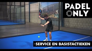 Padelles service en basistactieken [upl. by Favianus]