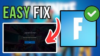 How To Fix Launch Error Easy AntiCheat Is Not Installed 2024 [upl. by Liliane]