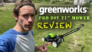 Greenworks Pro 80V 21inch Mower Review [upl. by Willabella]