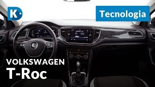 Volkswagen TRoc  3 di 4 tecnologia  Due schermi HD tutti da personalizzare [upl. by Shanly819]