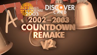 Discover Card Times Square 200203 Countdown Remake V2 No Audio  Countdowns R Us Series [upl. by Nylirahs462]