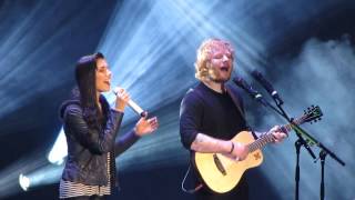 Christina Perri and Ed Sheeran singing quotBe My Foreverquot [upl. by Larianna]