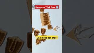 Hanuman Tilak Stamp hanumanji tilak stamps shortvideo [upl. by Lachus]