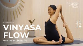 40 Minutes Vinyasa Flow Fluid Full Body [upl. by Lawton]