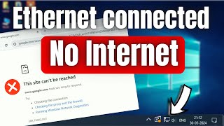 How to Fix Ethernet Connected But No Internet Access [upl. by Nilrak]