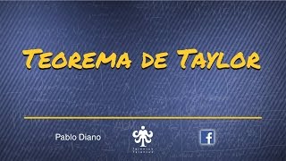 Teorema de Taylor y Ejemplo [upl. by Nhtanhoj]