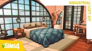 INDUSTRIAL APARTMENT  THE Sims 4 Industrial loft kit NO CC  The Sims 4 [upl. by Namrej]