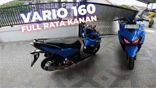 Vario 160 Full Modif Hedon‼️ Nyoride Santai [upl. by Chud]