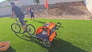 VEVOR Bike Trailer for Toddlers [upl. by Ephrem]