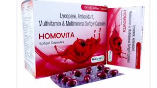 HOMOVITA Capsule Lycopene Antioxidant Multivitamin amp Multimineral Softgel Capsules [upl. by Sanyu751]