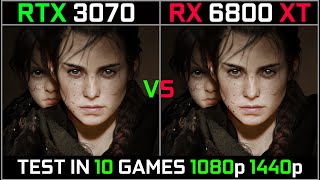 RTX 3070 vs RX 6800 XT  Test in 10 Games  1080p 1440p [upl. by Eiramave]