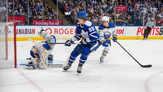 Nylander wins the battle for goal 2 on the night [upl. by Heath]