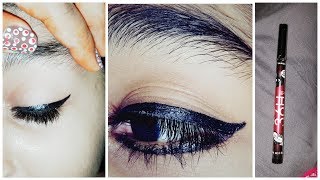 simple eyeliner with waterproof pen eyeliner beautiful eyes [upl. by Cutcheon]