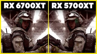 RX 6700XT VS RX 5700 XT Gaming Benchmarks l 2K l 4K [upl. by Yenohtna]