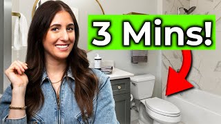 How To Clean A Toilet in 3 Minutes Clean My Space [upl. by Drofnil]