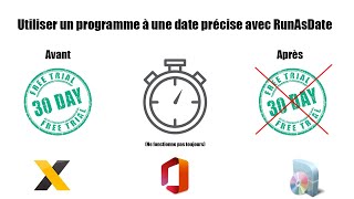 Utiliser un programme à une date précise avec RunAsDate [upl. by Tennies]