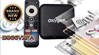 AndroidTV Box B866V2FA V34 OS 11 Oxygen Amlogic S905YA CERTIFIED [upl. by Ynnod]