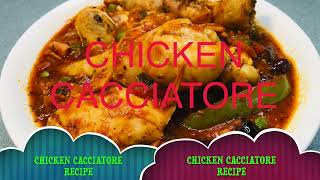 MY VERSION HOW TO MAKE CHICKEN CACCIATORE RECIPE  Fili Fusions Kitchen [upl. by Jacie]