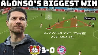 Alonsos Tactical Masterclass vs Tuchel  Tactical Analysis  Leverkusen 30 Bayern Munich [upl. by Einnek]