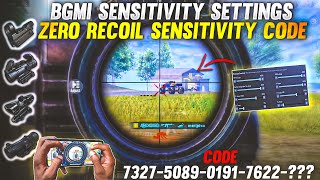 NEW UPDATE 33 🔥BEST SENSITIVITY CODECONTROL SETTINGS BGMIPUBG MOBILE  BGMI AFTER UPDATE 33 [upl. by Lareine]