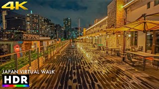 Japan  Tokyo Tennozu isle night walk • 4K HDR [upl. by Dupaix]