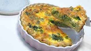 Broccoli Quiche maken  VEGA Broccolitaart [upl. by Crean]