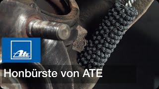 Honbürste von ATE  Bremssattelgehäuse richtig schleifen [upl. by Nilyam]