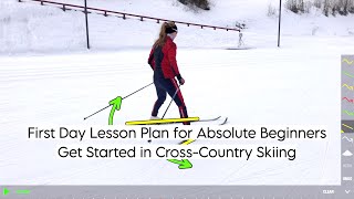 Beginner Cross Country Ski Lesson [upl. by Khai846]