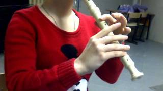 Asterix et Obelix Contre Cesar La Serpe Dor soprano recorder flute [upl. by Gerrilee440]