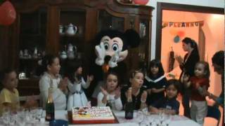 Topolino alla festa di compleanno di VanessaMPG [upl. by Niliram]