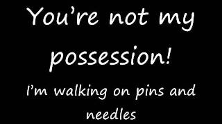 Billy Talent  Pins And Needles Lyrics [upl. by Nodnerb]