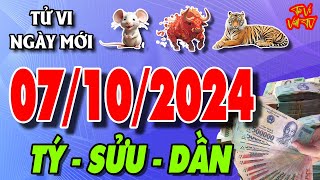 Tử vi tuổi TÝ  SỬU  DẦN ngày 07102024 Giàu Sang Phú Quý  Tử Vi Việt TV [upl. by Barrus]