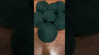 Unraveling an old sweater to reclaim the yarn reclaimedyarn yarn crochet knitting unravel [upl. by Ardra657]