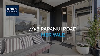 FOR SALE  7 58 Papanui Road Merivale  Lena Mercer Harcourts Holmwood Merivale [upl. by Erlinna]