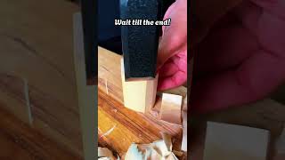 Satisfying wood carving shorts woodcrafting diy [upl. by Crockett]