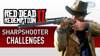 Red Dead Redemption 2  Sharpshooter Challenge Guide [upl. by Eliza512]