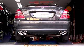 W211 E240 HEART EXHAUST SYSTEM [upl. by Imefulo]