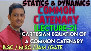 Mechanics  Common Catenary Lecture2 Bsc 2nd year  Mathetic Maths Adda [upl. by Denzil]