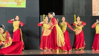 Welham Girls School Music and Dance 2023  Flycatcher House Kathak  Sakhi Baje Pag Painjani [upl. by Lamoureux]